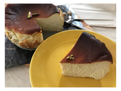 ピスタチオバスクチーズケーキ